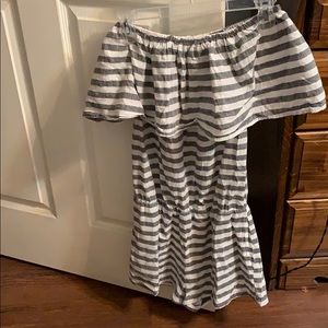 off the shoulder romper